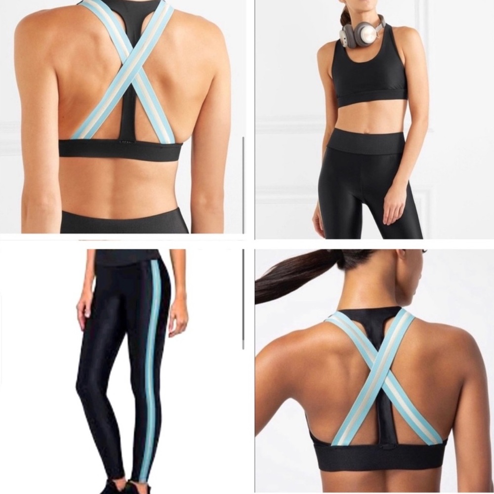 Koral Black 2 pieces athletic set